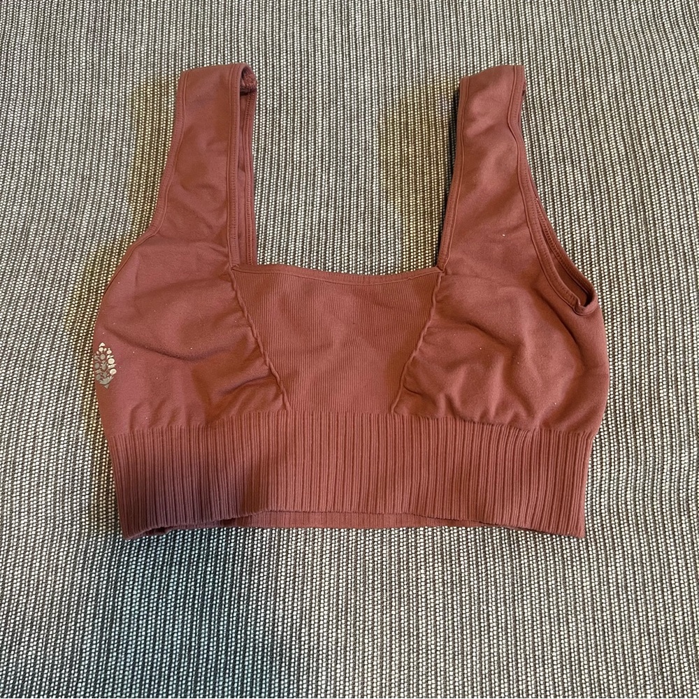 Free People Movement Square Neck Good Karma Sports Bra